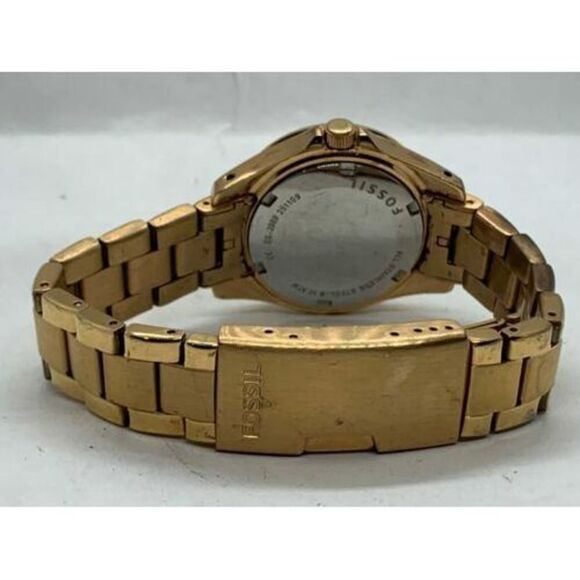 Fossil ES2889 Women's Watch Rose Gold Stainless Steel Date 30mm Case Analog D978 - Picture 9 of 9